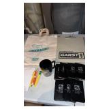 Miscellaneous advertising items Garst bags ,