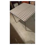 Square Samsonite folding table