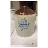Western Stoneware 1 Gallon Crock Jug, Hairline