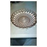 Pink Depression Glass Candy Dish Bowl