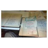 2 Receipt Cost Ledgers from late 1940s