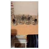 11 Garst seed drinking glasses or rocks glasses