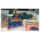 Vintage Ephemera Seed Books, Piano Books &!more