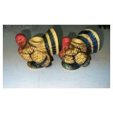 2 Napcoware Turkey Ceramic Candle Holders