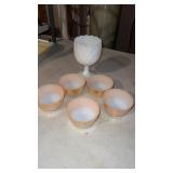Fire king p bowls and milk glass   Glass