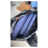 2 bags of outdoor cushions