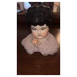 Vintage German porcelain china doll head