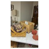 Home decorations Basket, , pillows and more