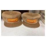 2 Unused Garst Seeds Corduroy Caps, Some Inside