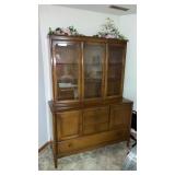 2 piece china hutch. Approximately  52.5 x  71 x