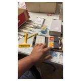 Lot of DeKalb, advertising pens, ice scraper,