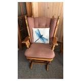 2  glider rockers and ottoman