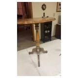 Mid Century Wood Folding End Table , Approx 24ï¿½