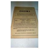 Vintage 1957 Ohioï¿½s, Nebraska Phone Book