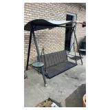 Metal porch swing