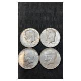 4.  1967 Kennedy half dollars 40% silver