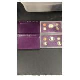 1988 and 1987 United States mint proof sets