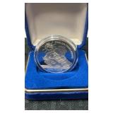 Pearl Harbor 60 th anniversary silver art medal.