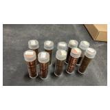10 Tubes Pennies, Some Wheat, Some Mixed, Approx