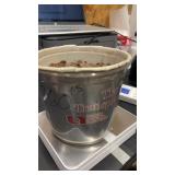 Plastic Tub 1960s Pennies , 18. 28 Pounds