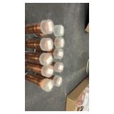 10 Tubes Unsearched Pennies 1990s, Approx 50 per