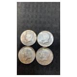 4.    1969 Kennedy half dollar  40% silver