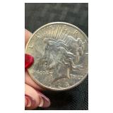 1924   silver peace dollaR