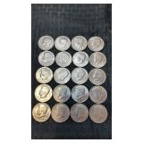 Bicentennial  Kennedy half dollars 1776-1976