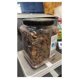 Plastic Jar, 1970s Unsearched Pennies, 16 pounds