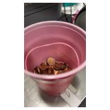 Cup of 2000s Pennies, 1 Pound 8 oz