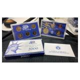 2000. United States mint proof set  with. COA