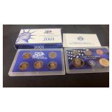 2001 United States Mint Proof Set State Quarters