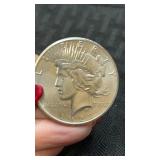 1927  silver peace dollaR
