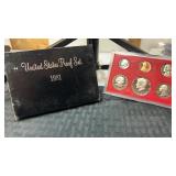United States proof set 1981.