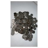 1 lb 4 oz Bag of mixed  date dimes approximately