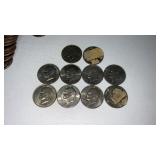 10 Eisenhower $1 coins