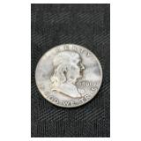 1961 Franklin  silver half dollar