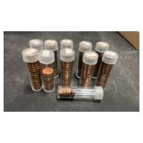10 Tubes 1960s Pennies Unsearched & 1 Partial,