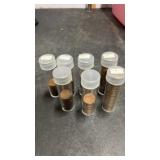 7 Partial Tubes 1930s-50s Pennies D P S Stamped