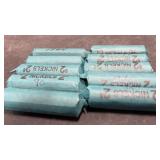 10 Rolls 1960s-90s Nickels