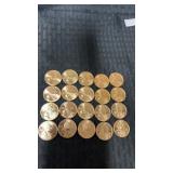 2000  D Sacajawea, dollar coins $20