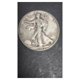 1945 walking liberty half dollar