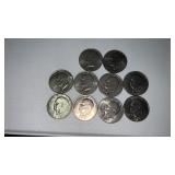 10 Eisenhower $1 coins