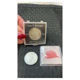 1934 walking liberty half dollar  and 1964