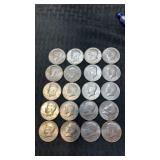 Bicentennial  Kennedy half dollars 1776-1976  $20