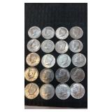 Mixed dates Kennedy hold dollars. $20