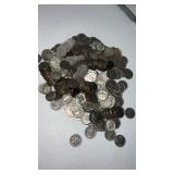 1 lb 4 oz Bag of mixed date dimes. Approximately