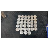 33 ï¿½-  1963 silver quarters