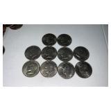 10 Eisenhower $1 coins