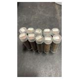 10 Rolls 1950s Pennies, D P & S Stamped, Approx